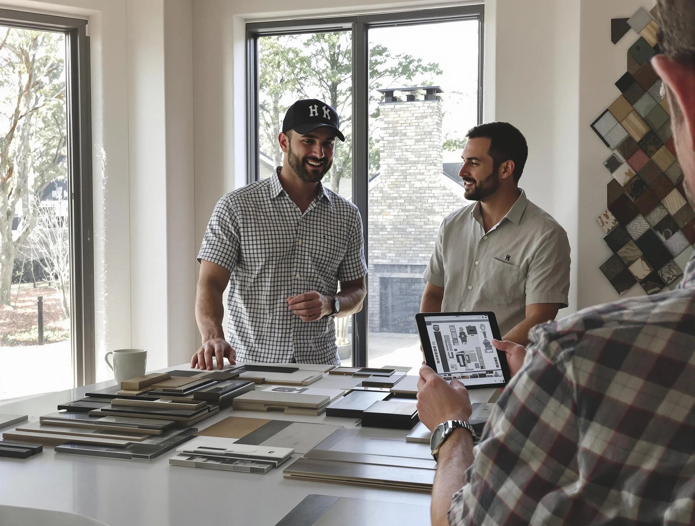 Marshfield Chimney Sweep remodeling a chimney and fireplace in Marshfield, MA