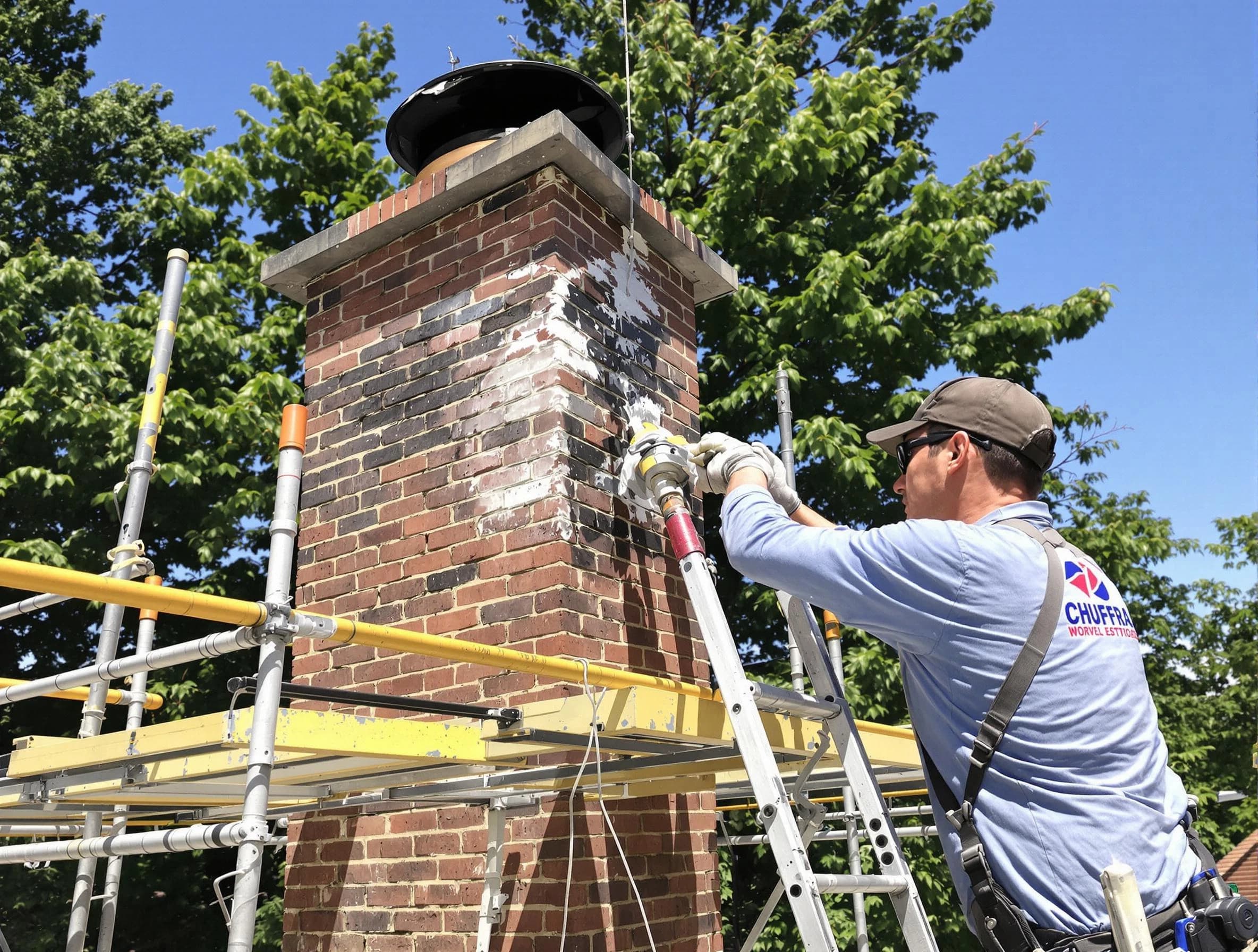 Structural chimney repair by Marshfield Chimney Sweep in Marshfield, MA