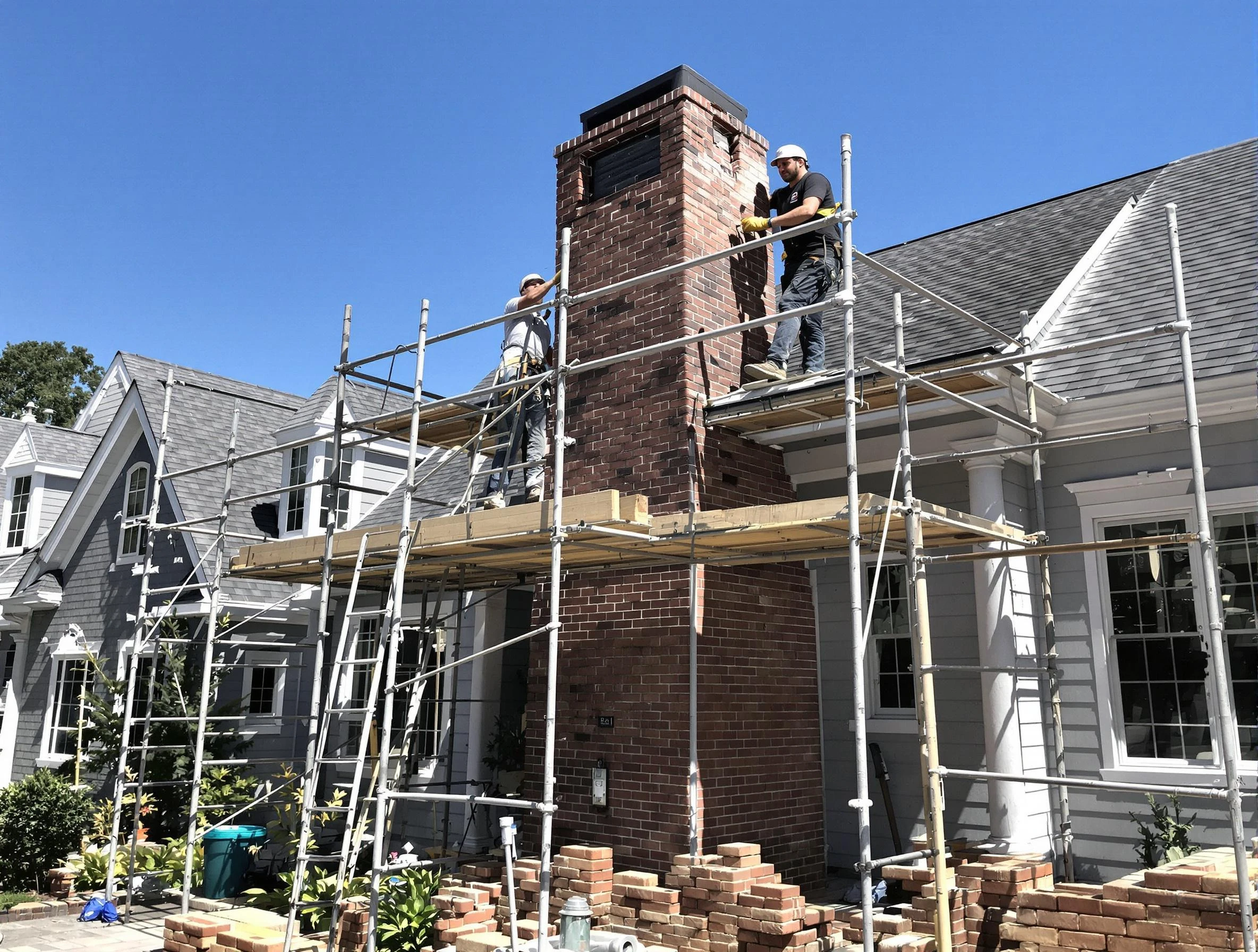 Chimney Rebuilding in Marshfield