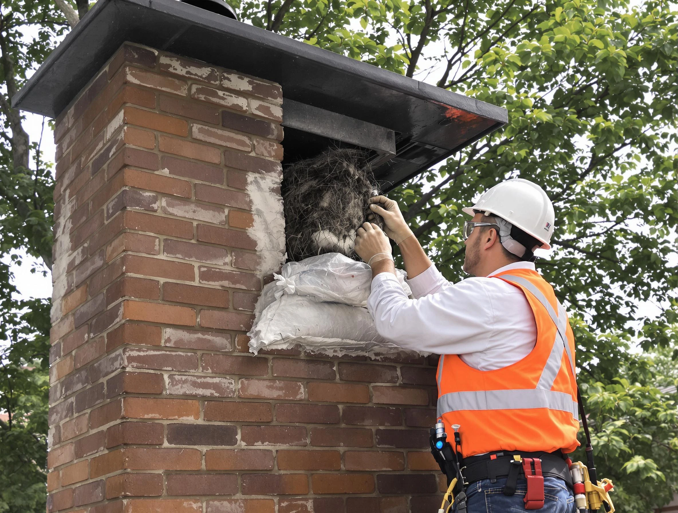 Humane removal of debris and animals by Marshfield Chimney Sweep in Marshfield, MA