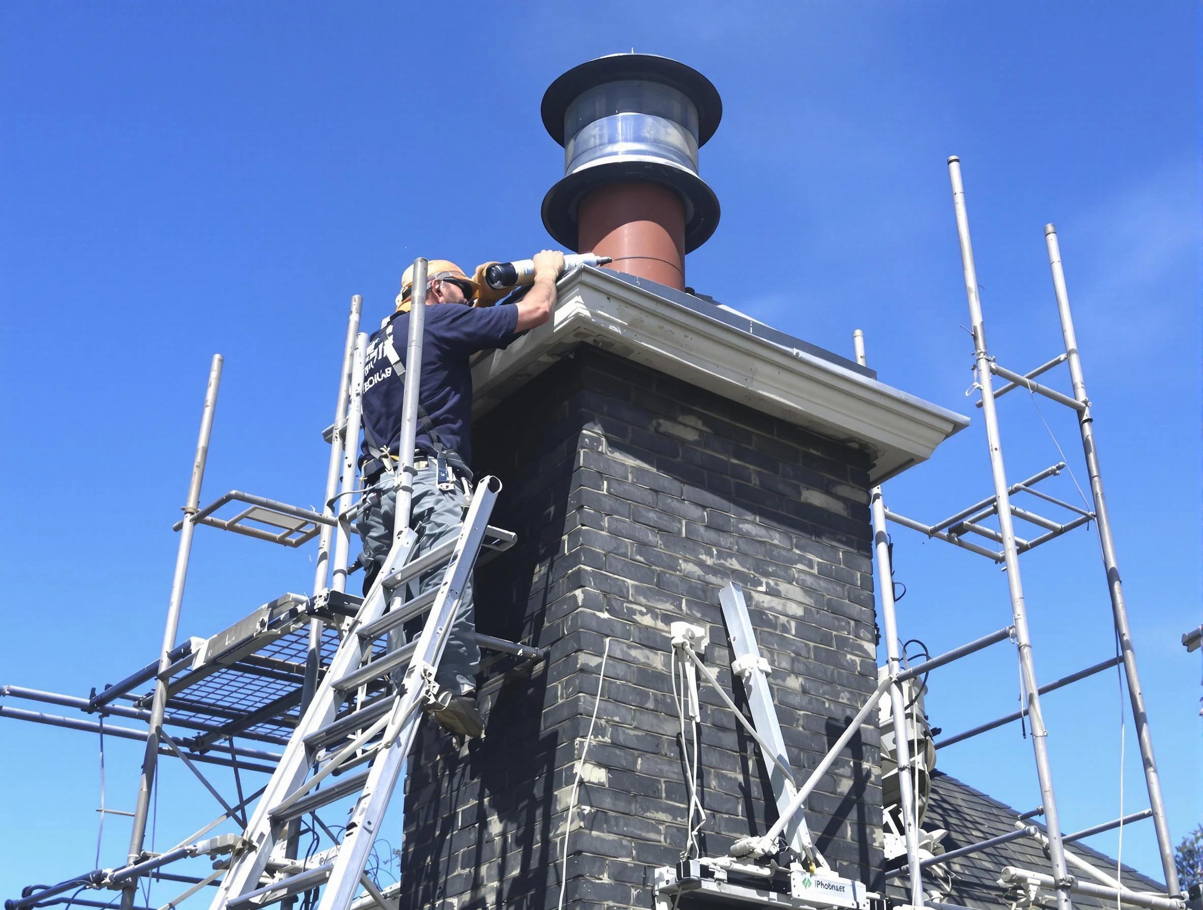 Sturdy chimney crown finished by Marshfield Chimney Sweep in Marshfield, MA