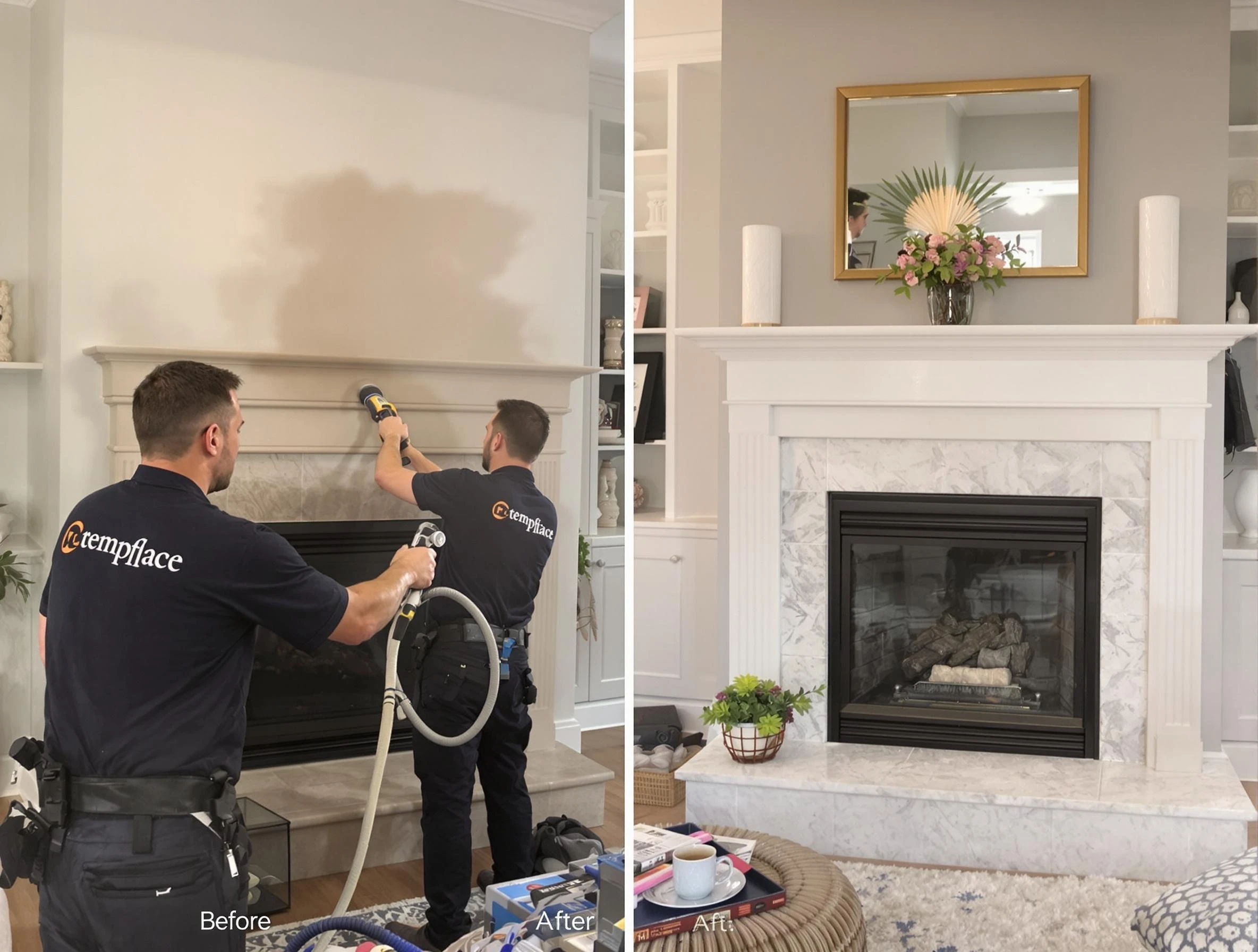 Professional soot removal by Marshfield Chimney Sweep team in Marshfield, MA
